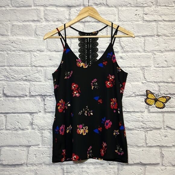 Kismet Double Strap Double V With Crochet Lace Back Size Extra Small - Picture 1 of 10